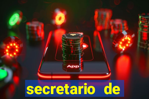 secretario de esporte salario